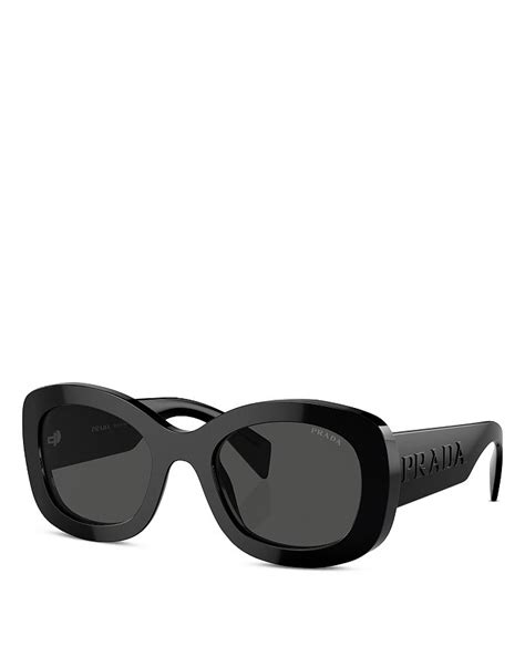 Prada Oval Sunglasses, 55mm 